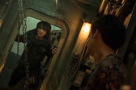 映画「太陽は動かない」メイキング写真