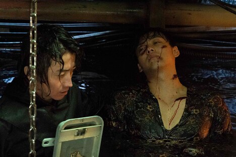 映画「太陽は動かない」メイキング写真