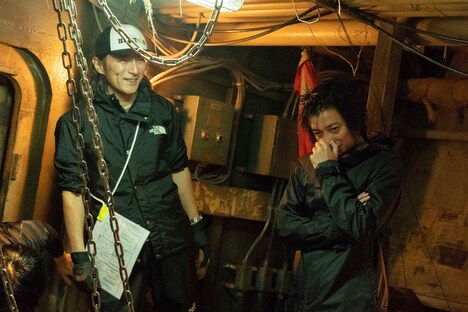 映画「太陽は動かない」メイキング写真