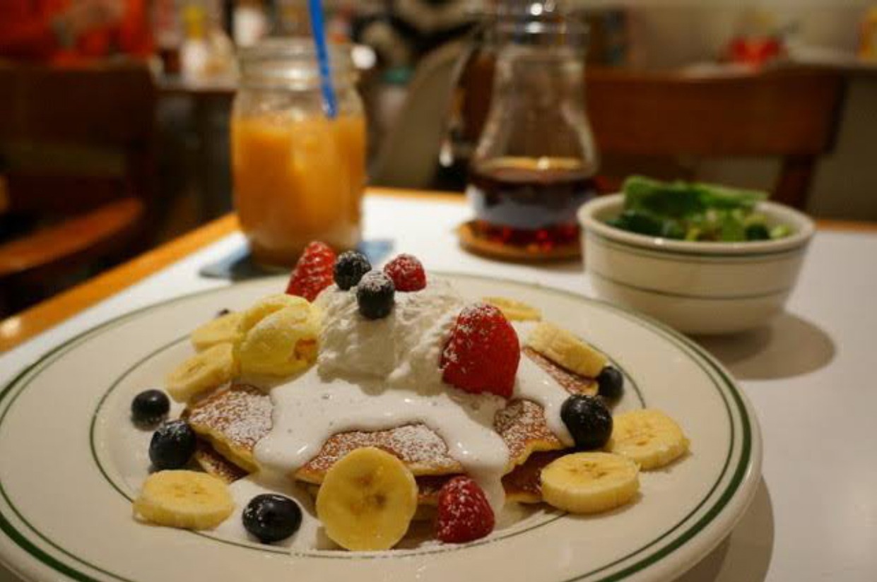 「THE SMILE」のパンケーキイメージ。