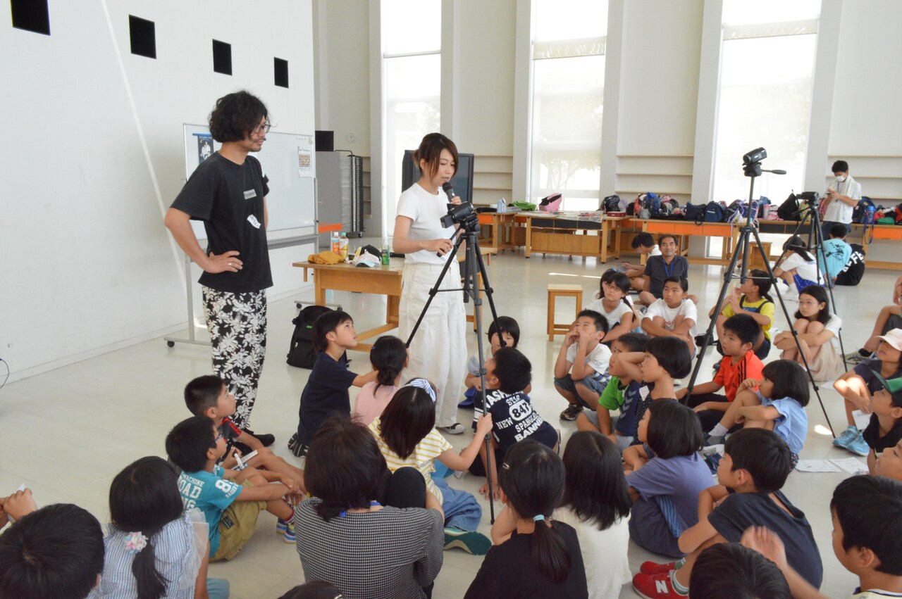 「映画をつくろう！」過去開催時の様子。