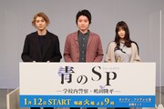 左から山田裕貴、藤原竜也、真木よう子。