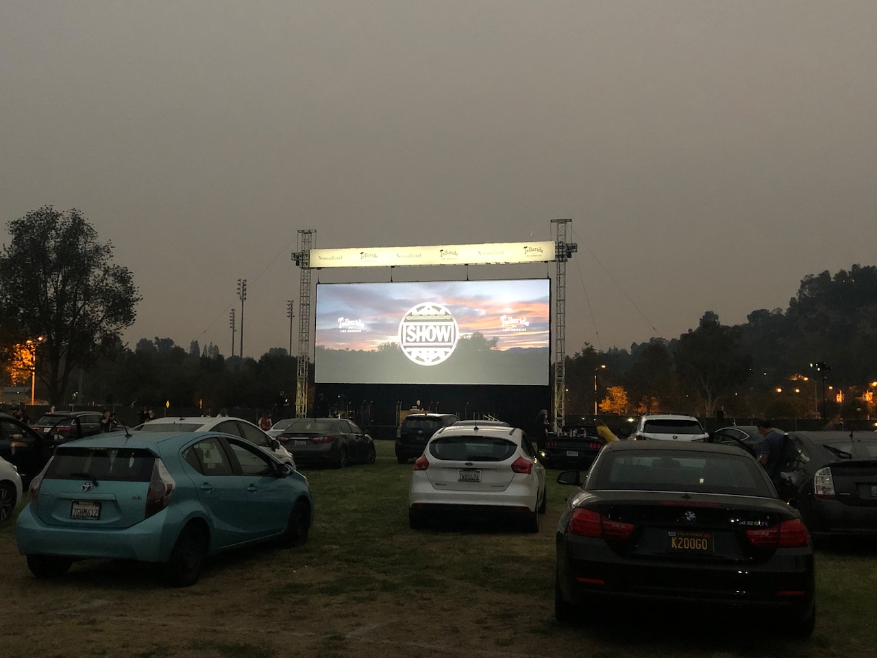 2020年9月に行われた「ノマドランド」ワールドプレミアの様子。