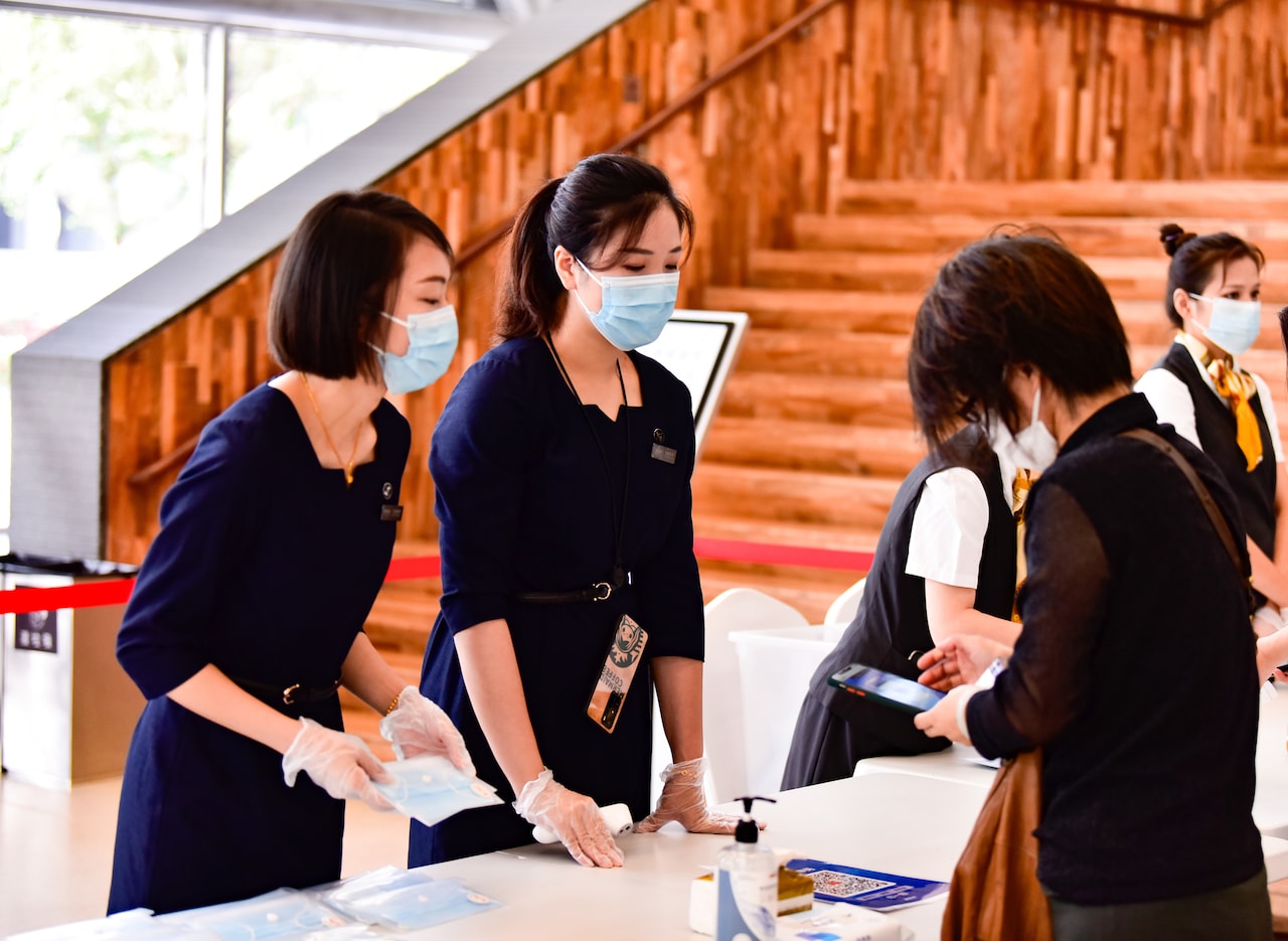 上海国際映画祭の様子。