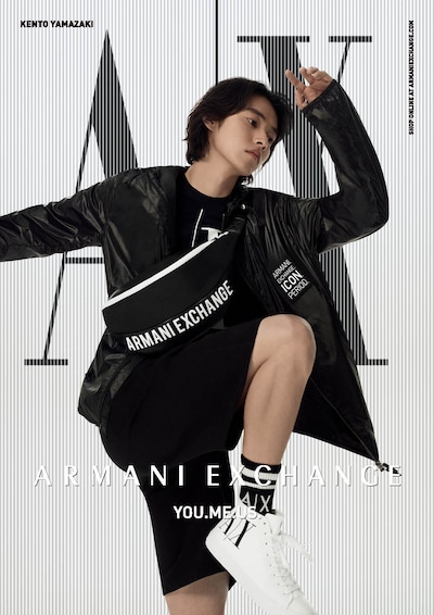 A|X アルマーニ エクスチェンジ2021年春夏キャンペーンビジュアル