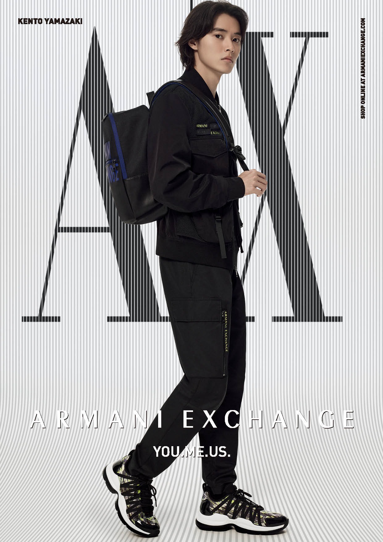 A|X アルマーニ エクスチェンジ2021年春夏キャンペーンビジュアル
