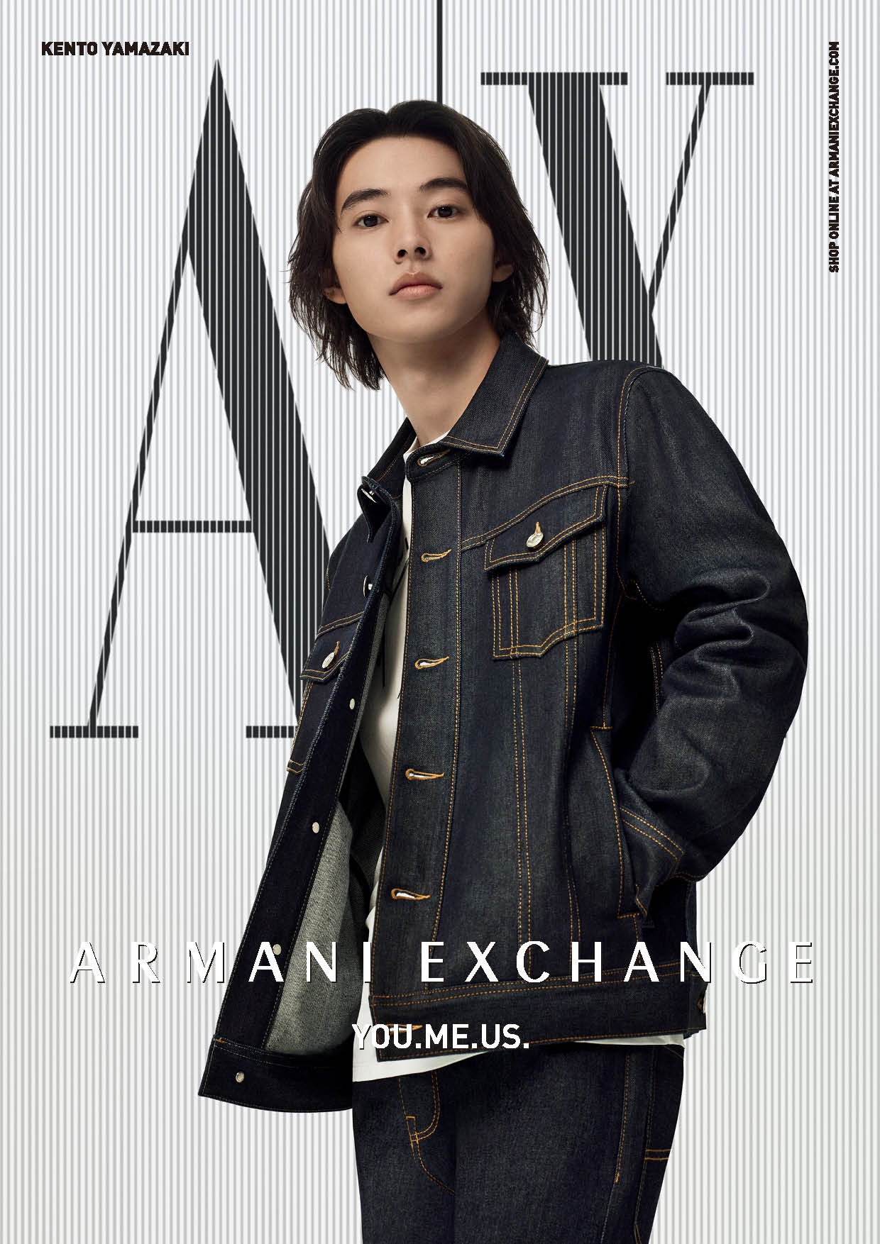 A|X アルマーニ エクスチェンジ2021年春夏キャンペーンビジュアル