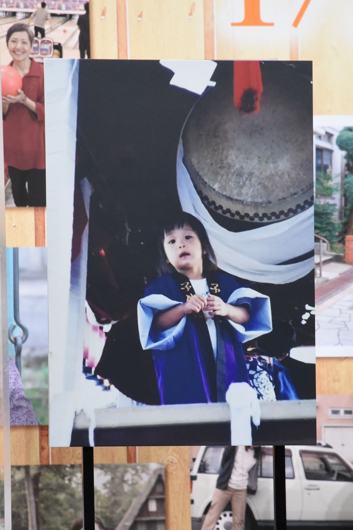深川麻衣の幼少期の写真。