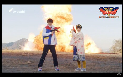 「機界戦隊ゼンカイジャー」制作発表会見で解禁された特報映像より。