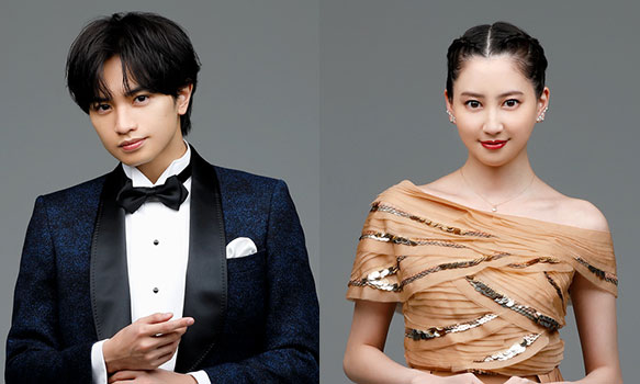 左から中島健人、河北麻友子。