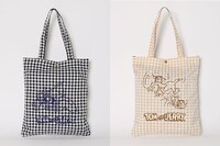 「トムとジェリーギンガムチェックトート」（各税込3190円）