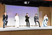 「名も無き世界のエンドロール」大ヒット祈願イベントの様子。
