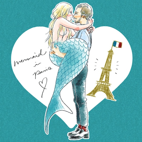 真白ばにによるイラスト。