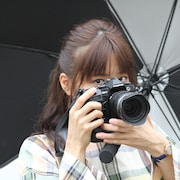 深川麻衣がカメラ構える「おもいで写眞」メイキングカット、高良健吾を撮る姿も