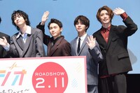 「ツナガレラジオ～僕らの雨降Days～」完成記念トークイベントの様子。