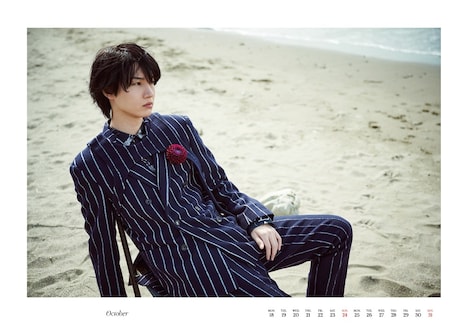 「『MR. SAKURADA』CALENDAR 2021.4 - 2022.3」中面