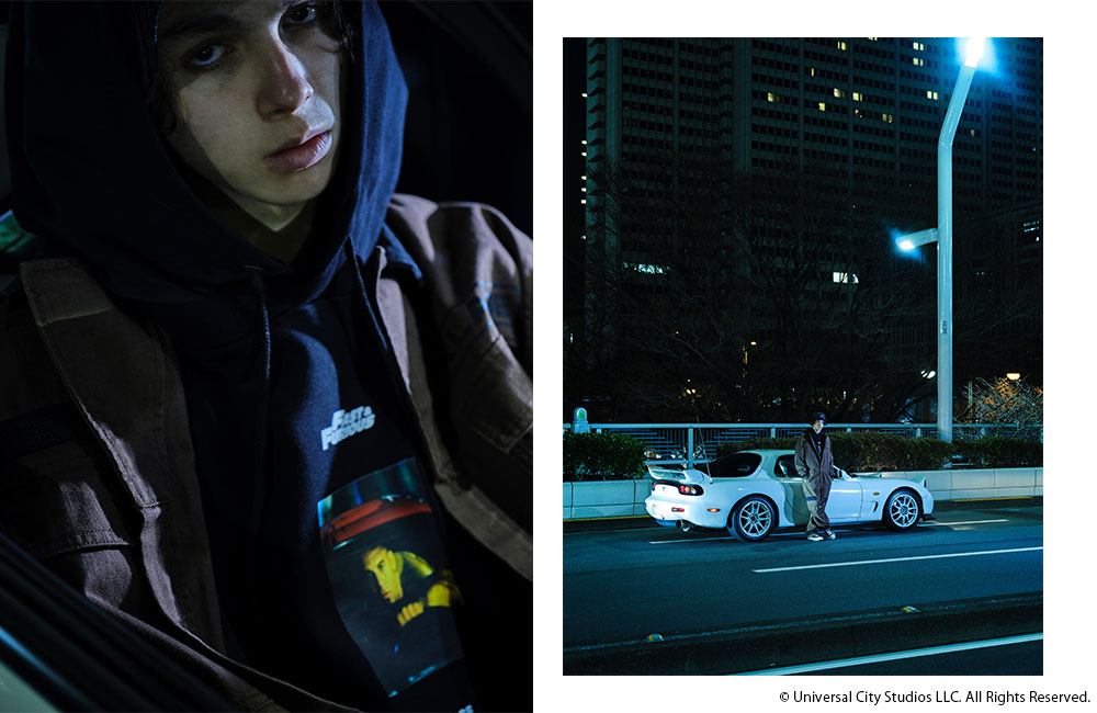 「XLARGE × FAST&FURIOUS」ビジュアル