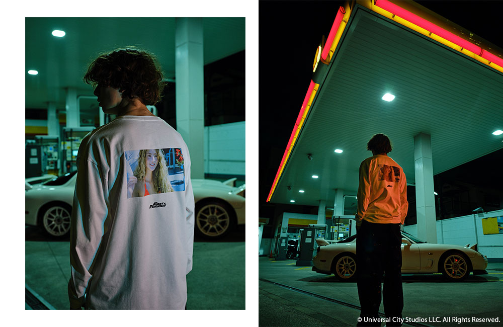 「XLARGE × FAST&FURIOUS」ビジュアル