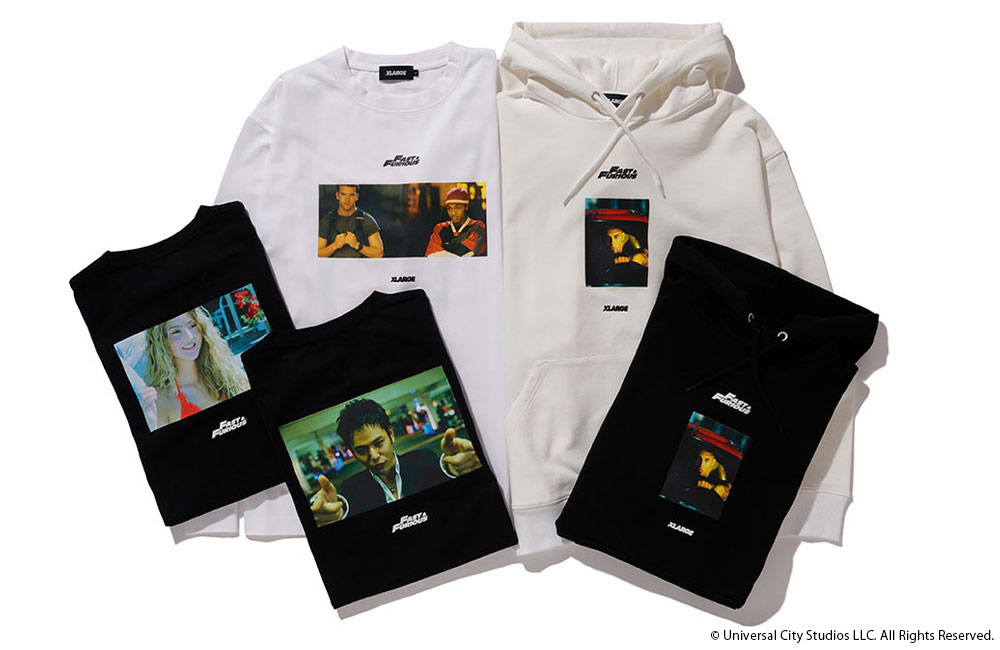 「XLARGE × FAST&FURIOUS」ラインナップより。