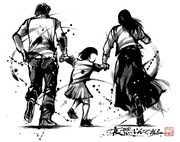 茂本ヒデキチによるコラボアート。