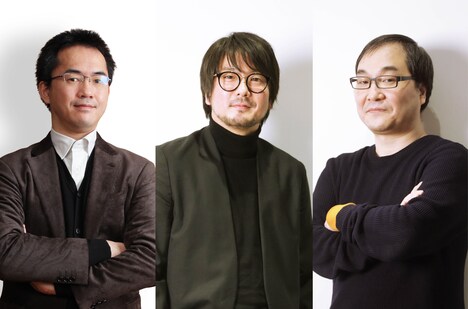 左から月島総記、平沼紀久、佐藤大。