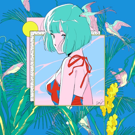 電Qの描き下ろしイラスト。