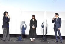 左から菅田将暉、有村架純、坂元裕二。