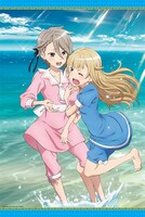 劇場販売グッズのB2タペストリー。