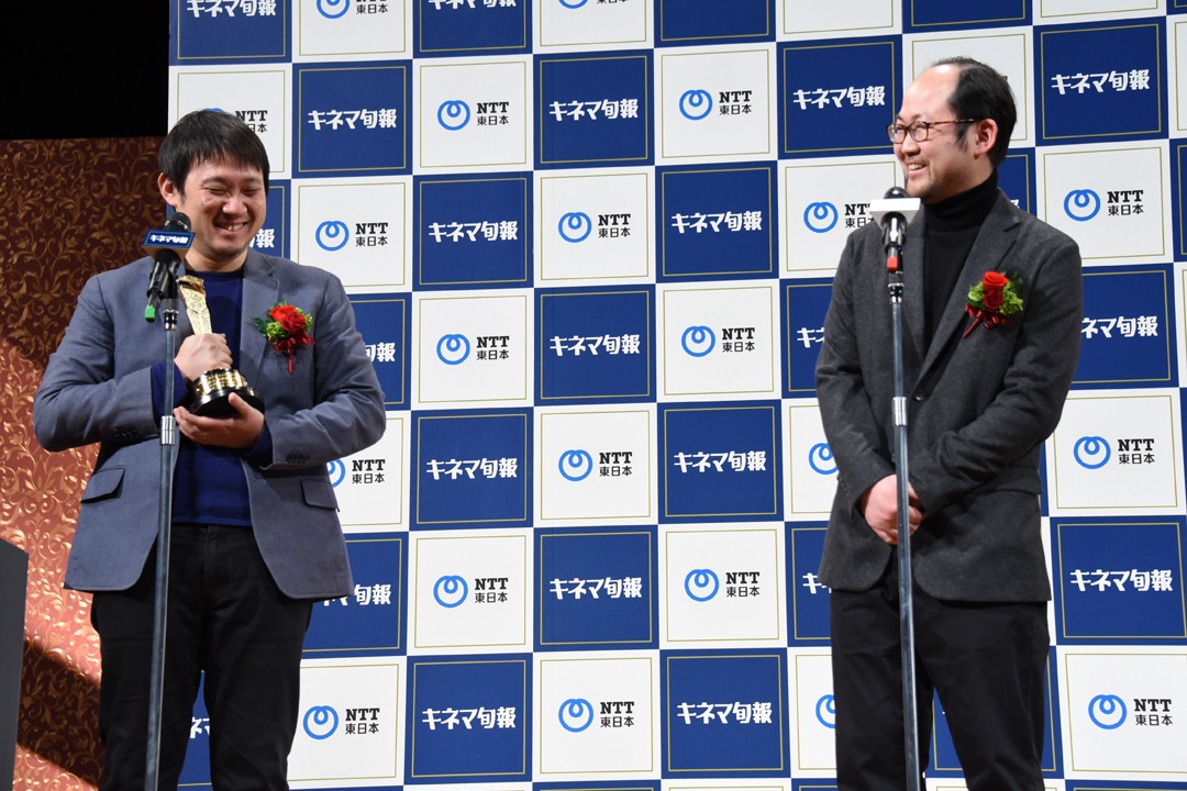 左から濱口竜介、野原位。
