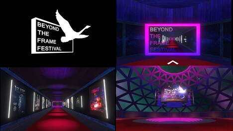 「Beyond the Frame Festival」バーチャル会場イメージ