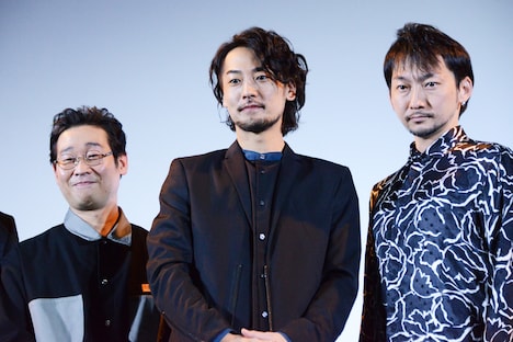 左から前野朋哉、福士誠治、波岡一喜。