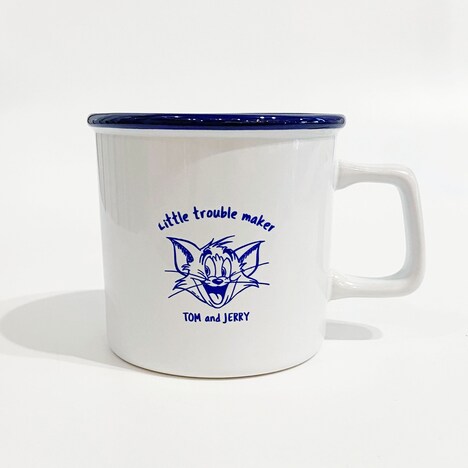 「トムジェリマーケット」先行販売商品のマグカップ1（表）。