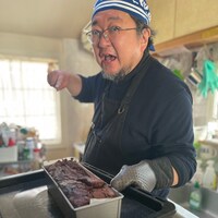 ガトーショコラを作った際の樋口真嗣。