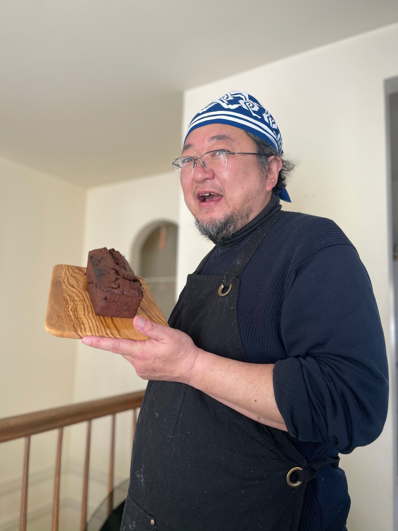 ガトーショコラを作った樋口真嗣。