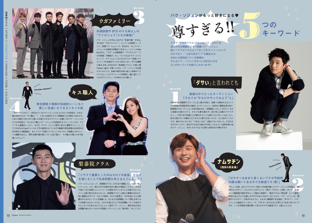 「最旬韓国ドラマ＆カルチャーFANBOOK」中面