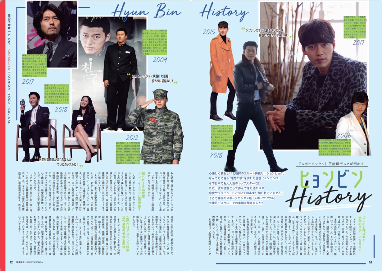 「最旬韓国ドラマ＆カルチャーFANBOOK」中面