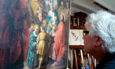 「レンブラントは誰の手に」新場面写真