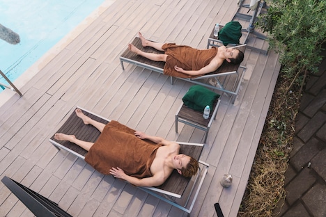 「サウナーーーズ2 磯村勇斗×北村匠海」新場面写真