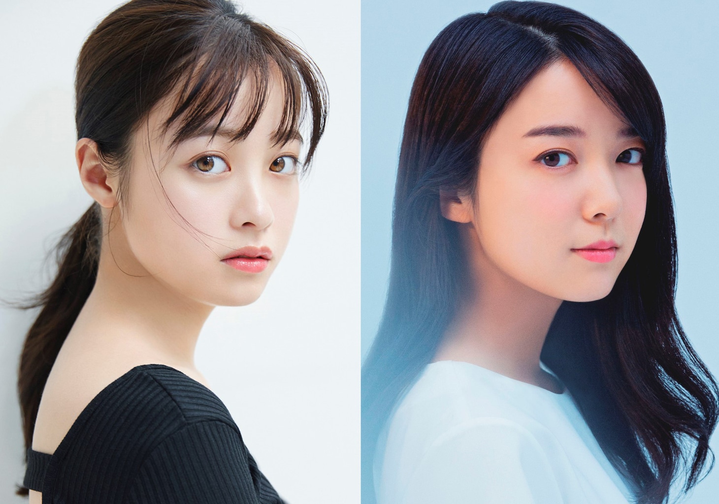 左から橋本環奈、上白石萌音。