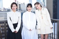 左から岨手由貴子、門脇麦、水原希子。