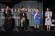 左から丸山智己、勝村政信、大島美幸、広瀬アリス。 (c)マイナビ 東京ガールズコレクション 2021 SPRING/SUMMER