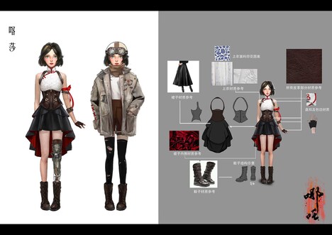 「ナタ転生」キャラクターアート