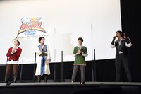 「騎士竜戦隊リュウソウジャー 特別編 メモリー・オブ・ソウルメイツ」公開記念舞台挨拶の様子。