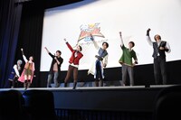「騎士竜戦隊リュウソウジャー 特別編 メモリー・オブ・ソウルメイツ」公開記念舞台挨拶の様子。