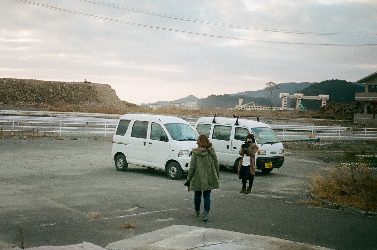 2011年、岩手県陸前高田市にて（photo by Iizuka Jun）