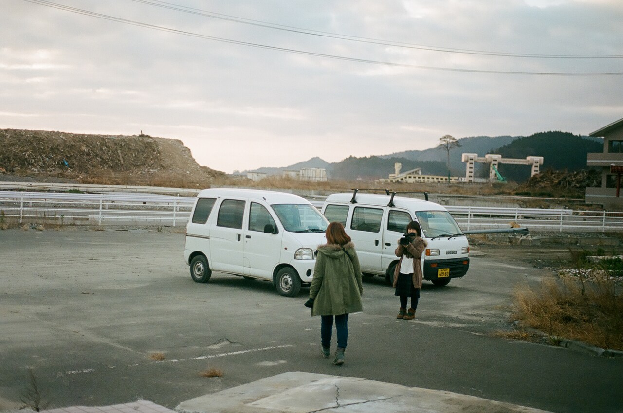 2011年、岩手県陸前高田市にて(photo by Iizuka Jun)