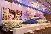 「岡田裕介 お別れの会」祭壇