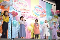 左から河野ひより、依田菜津、悠木碧、ファイルーズあい、三森すずこ。