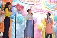 左から河野ひより、依田菜津、悠木碧。