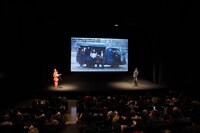 第16回大阪アジアン映画祭「アジアの天使」舞台挨拶の様子。